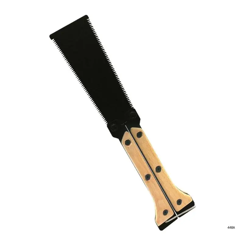 Versatile Pull Saw Hand Saw Fine Cutting Woodworking Tool with Non Slip Handle for Garden Trim and Outdoor Projects
