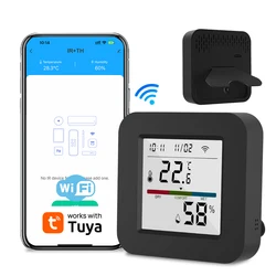 Smart Universal IR Remote with Temperature and Humidity Sensor - Compatible with Voice Assistants (WIFI IRTP)