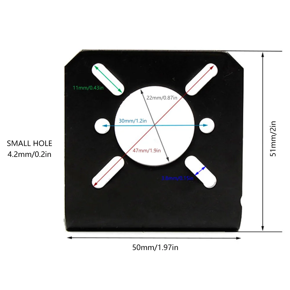 motor mounting bracket 775 Universal Straight Plat Fixing for 750/755/775/795/895 DC Motor 28/35/42 Stepper