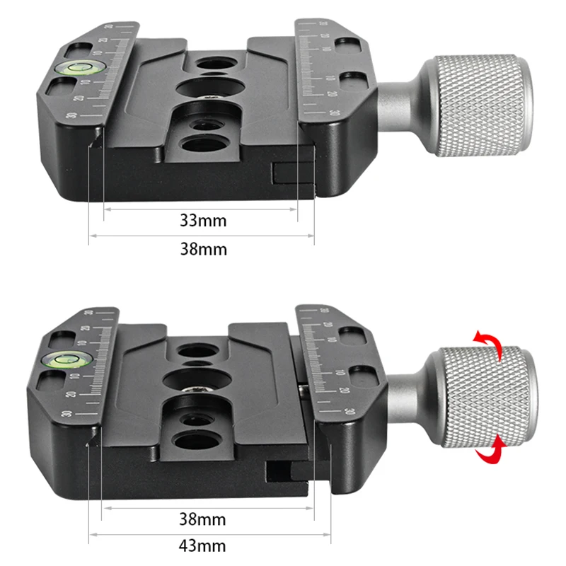 BEXIN QR-70N 클램프 퀵릴리즈 플레이트, Arca 스위스 Manfrotto Gitzo 삼각대 볼 헤드용