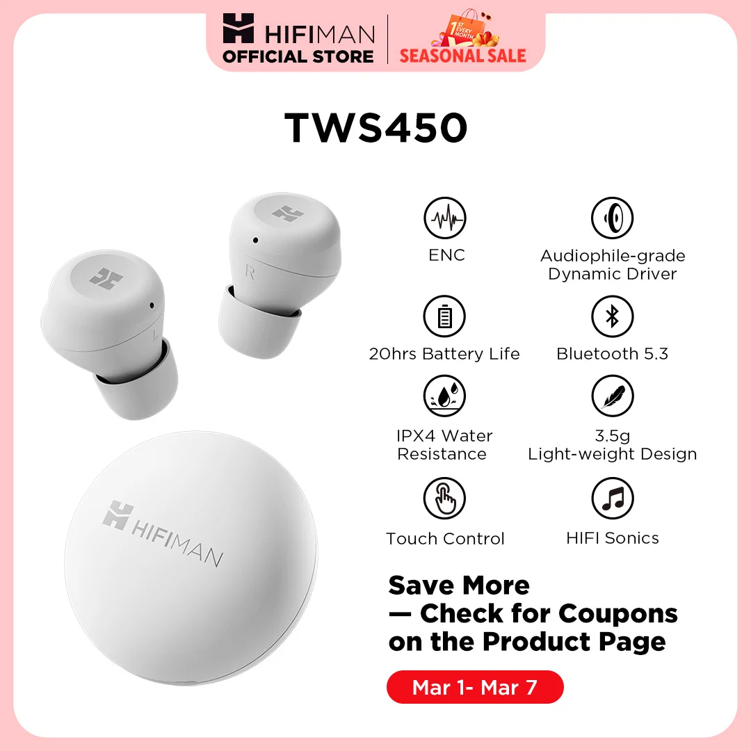 Fone HIFIMAN TWS450