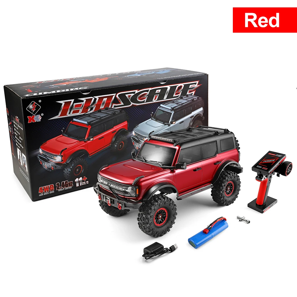 WLtoys 1:10 Electric Climbing Car 104020 4WD  Professional 2.4G Independent 3Ch Receiver 100M 3000mAh Off-Road Vehicle Toys 2
