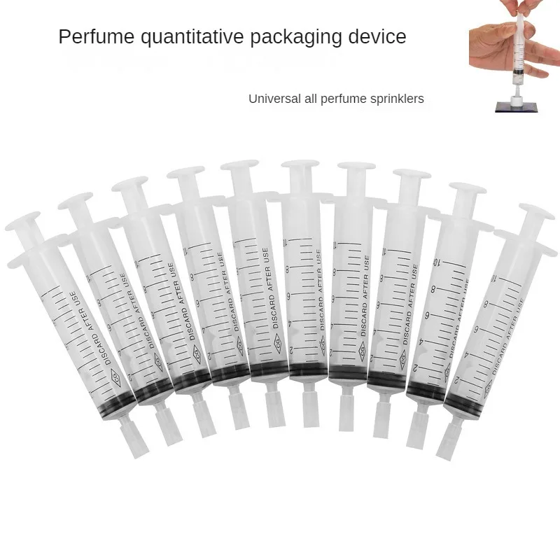 

5ml/10ml/20ml Syringe Plastic Perfume Dispenser Tools Refill Cosmetic for Refillable Bottle Quantitative Dispensing