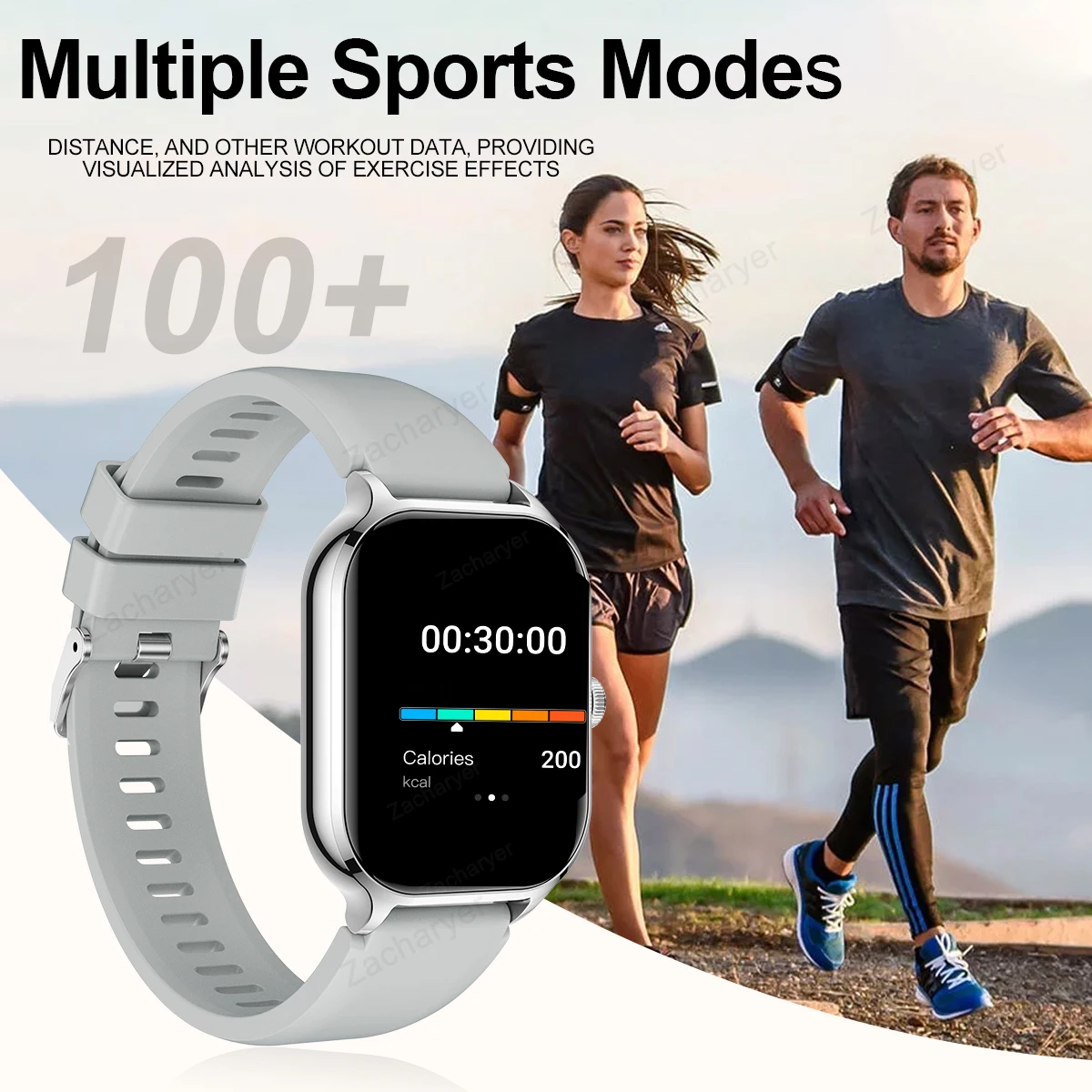 2025 Smart Watch, Wireless Dialing, Multiple Sport Modes, Various App Notifications, Perfect Gift for Holidays, iPhone/Android 3