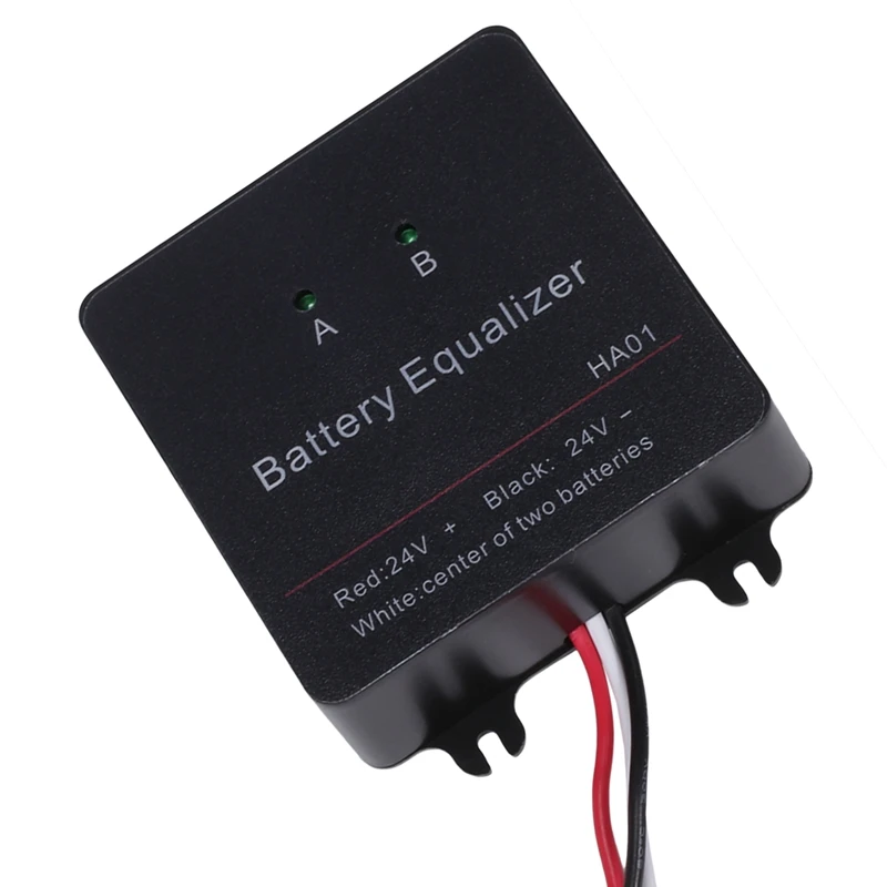 Battery Equalizer For 2 X 12V Batteries Balancer 2S Active Voltage Lead Acid Battery Charger Regulators Connect