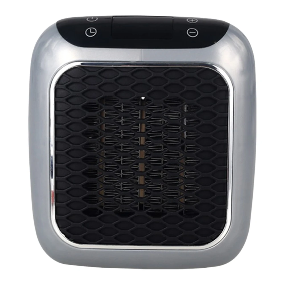 2-in-1 Plug In Heater Space-Saver Wall Mountable or Portable Mini Heater with Quiet Operation for Personal Spaces