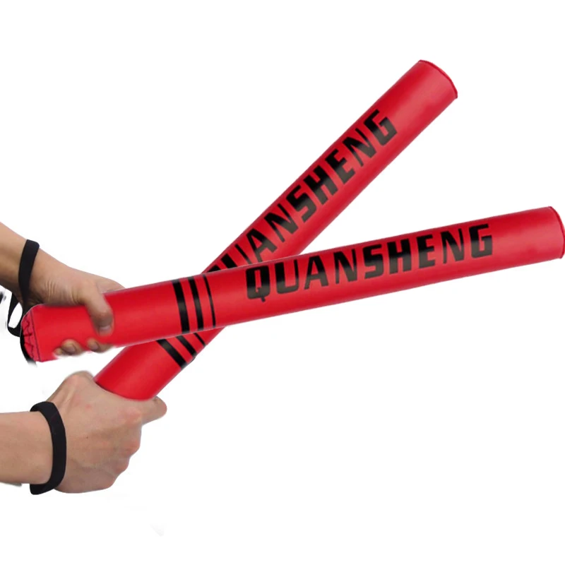1Pc Muay Thai MMA Dodge Reaction Stick Kickboxing Taekwondo Equipment Boxing Training Stick PU Leather Fighting Speed Target martial arts training stick