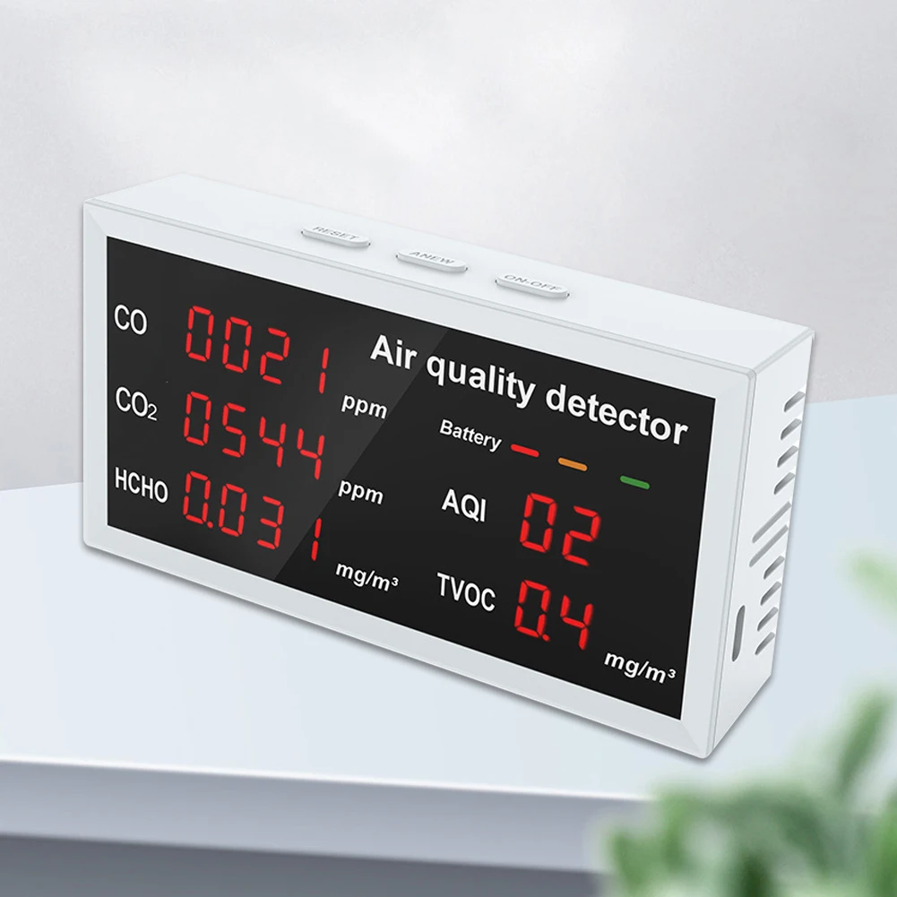   , 5  1 ̻ȭź , LED ÷, CO, CO2, HCHO, AQI, TVOC ׽Ʈ,  б 繫