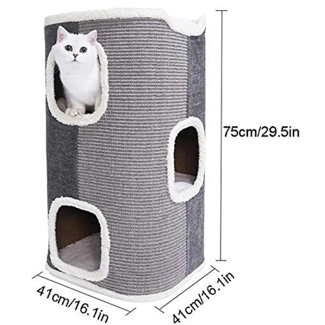 cat scratching post barrel