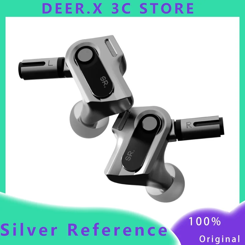 COLORFLY Silver Reference In Ear Earphones Three Unit