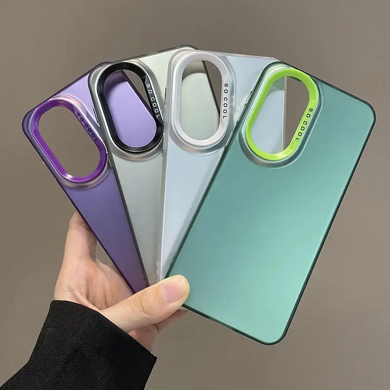 Honor 90 80 60 50 Pro dur PC mat lentille protection arrière coque pour Huawei Honor90 90Pro 70 coque de téléphone_voghion.com