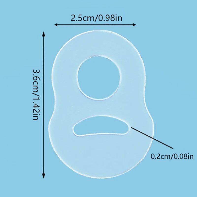 1/2pcs Silicone Ingrown Toenail Correction Tool Invisible Ingrown Toe Nail Straightening Protector Brace Pedicure Feet Care Tool