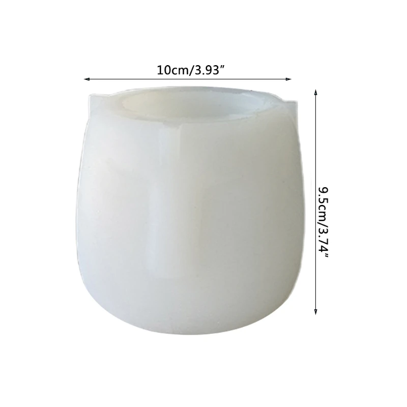 3D Resin Plaster Cement Concrete Flower Pot Vase Mould for Casting Mold Tool