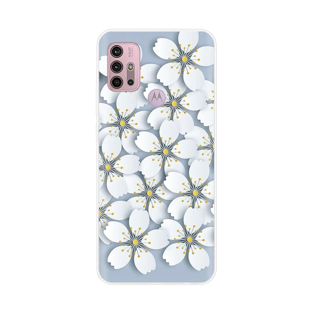 Daisy Design Shockproof Soft Silicone Clear Phone Case