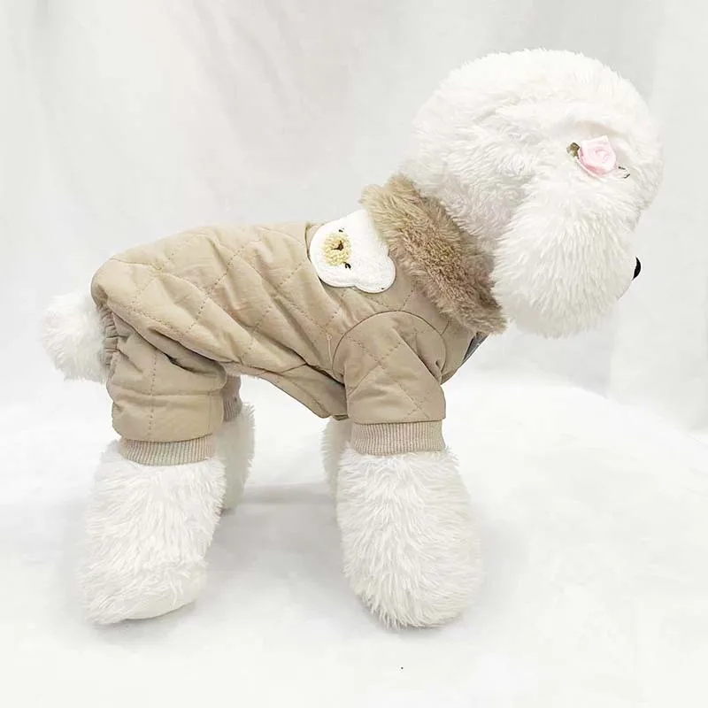 Zima bavlna kabát pes oblečení roztomilá vydržet pes oblečení móda ochrana zahuštěný psů šatstvo pro čivava mops zvířátko kostýmy