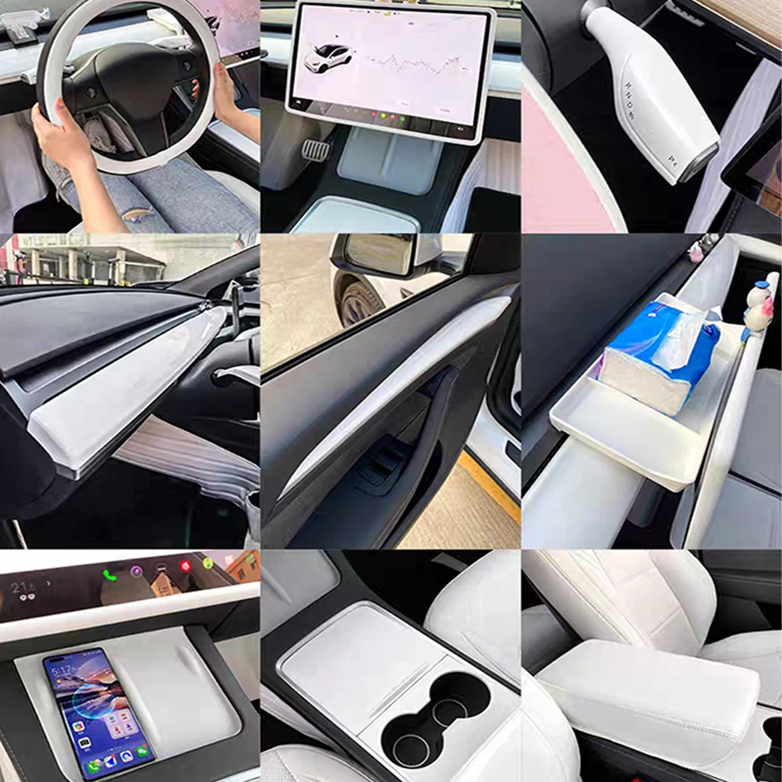 Tesla white interior protection deals