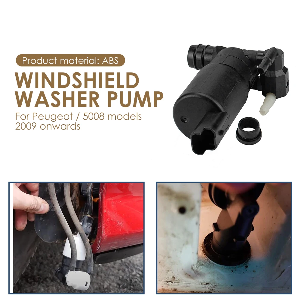 Windshield Windscreen Wiper Washer Pump 91160063 for Citroen Berlingo Peugeot 106 308 5008 807 3