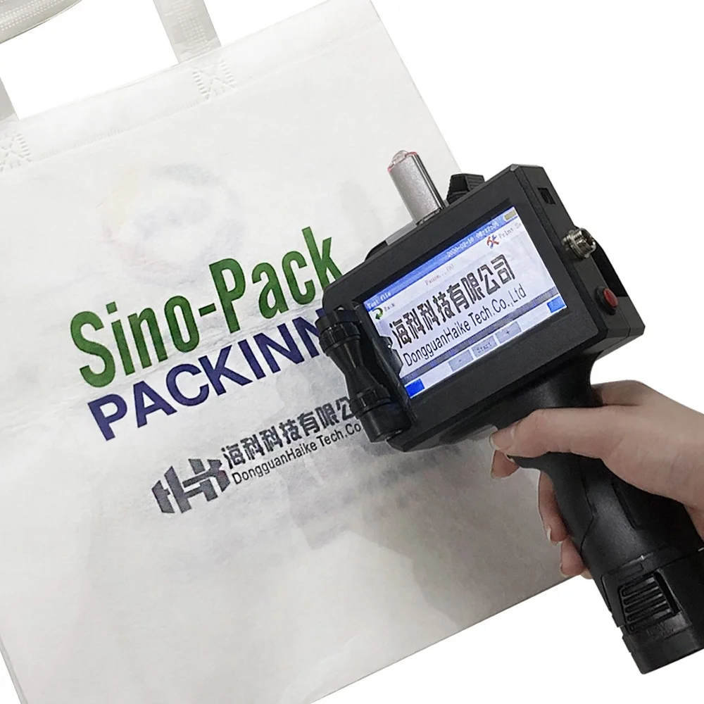 

12.7mm Good Quality label printing hand held expiry date batch code inkjet printer