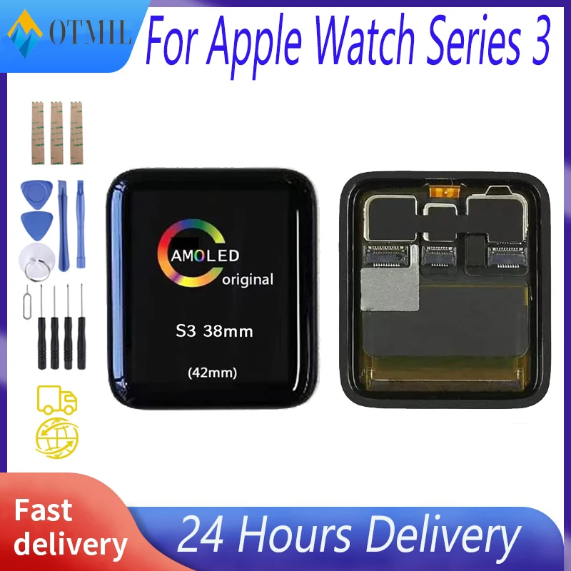 Gps + Lcd Cellulare Per Apple Watch Series 3 Display Lcd Digitizer Assembly Series 3 Lcd Sostituzione Versioni Gps E Cellulare