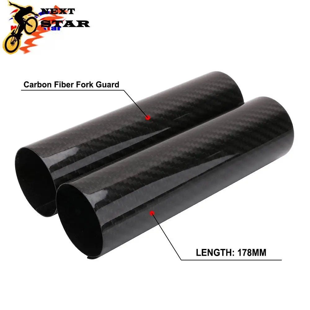 Motorcycle 45 52MM Universal Carbon Fiber Fork Guard For KTM Honda