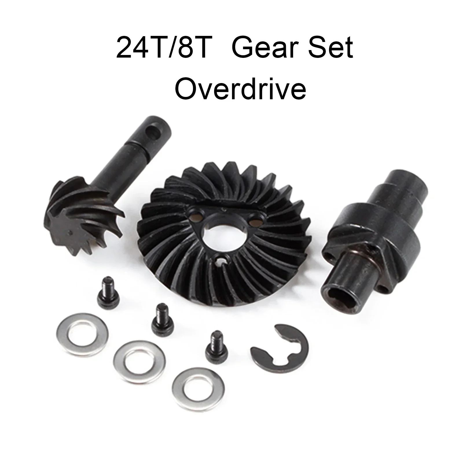 Helical Bevel Gear Set with Overdrive and Underdrive Options