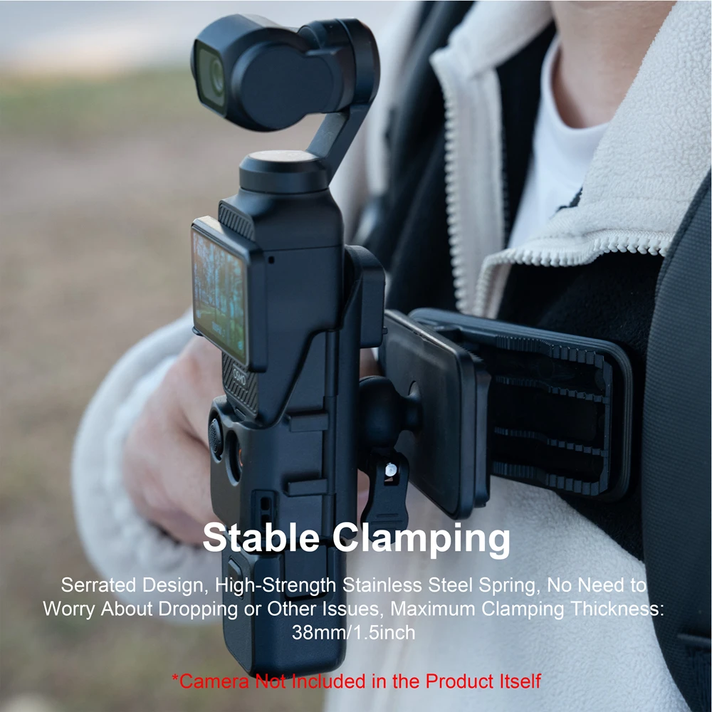 Support magnétique pour DJI Osmo Pocket 3 - Rotatif 360° avec griffe