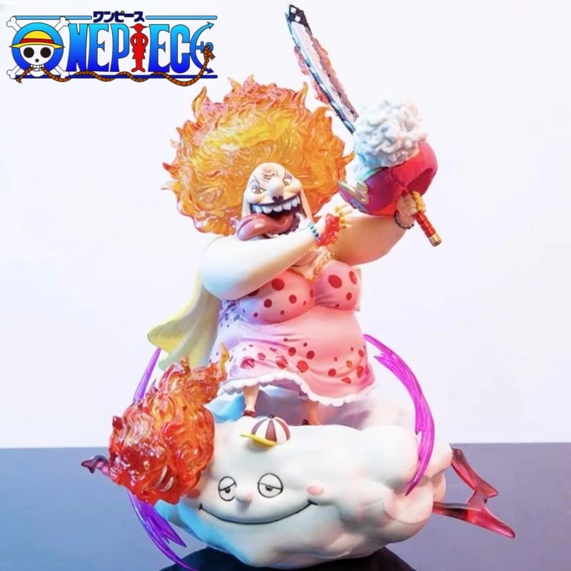 

28cm One Piece Figure Gk Big Mom Charlotte Linlin Anime Figure Four Emperors Action Figure Collectible Model Toys Birthday Gifts