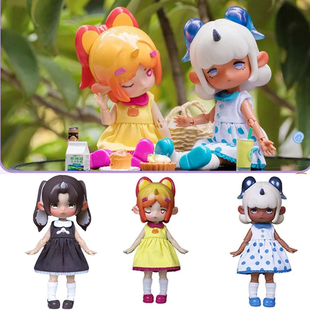 New Obtisu11 Dolls Blind Box Cute Elf Unicorn OB11 Bjd Dolls Figures Model Anime Mystery Box Kawaii Surprise Gift Toys For Girls anime doll