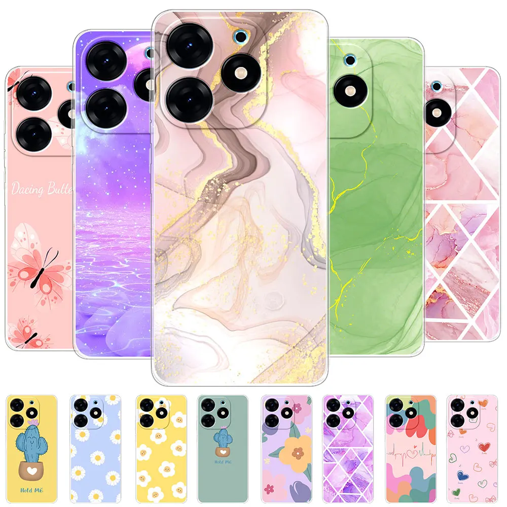 Per Tecno Spark 10 Pro Custodia Morbida Cover Posteriore In Silicone Per Tecno Spark 10 Funda Coque Per Tecno Spark 10C Clear Bumper Shell