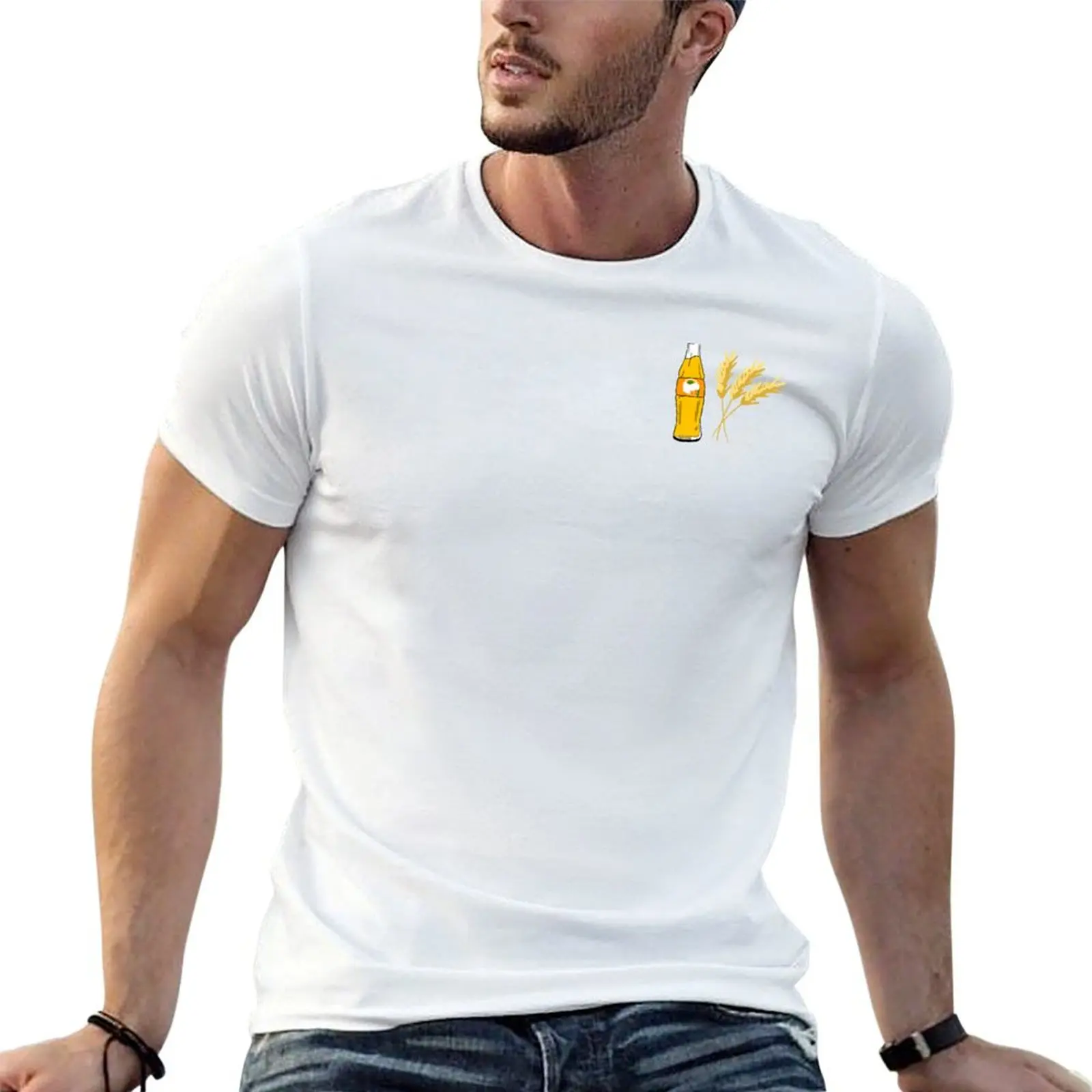 

Fanta grain T-shirt summer clothes boys animal print men clothings