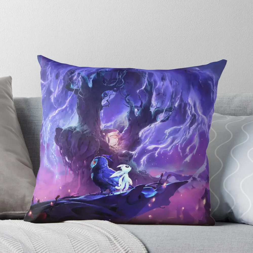 Ori Will Of The Wisp Throw Pillow Decor Cuscini Ornamentali