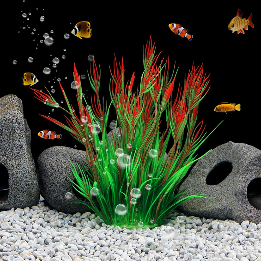 Artificial Aquarium Plants Decoration Fish Tank Water Plant Grass