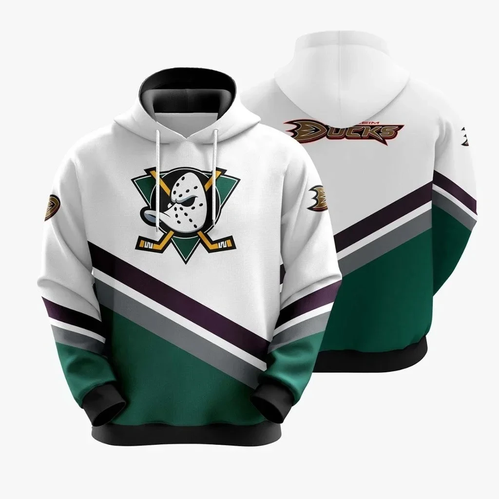 

2024 New 3D Printed Hockey Super Duck Hoodie Men's and Women's Street Casual Sweatshirt