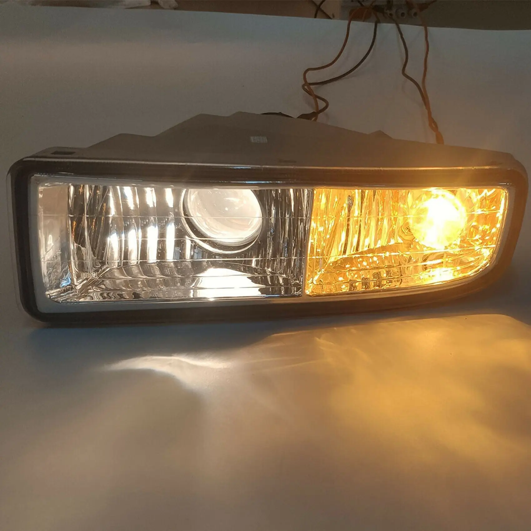 Y91A-2개 자동차 스타일링 프론트 범퍼 안개등 렉서스 LX470 1998-2008용 주행등 할로겐