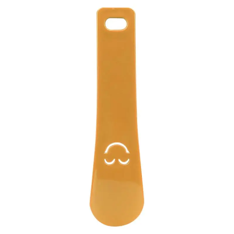 Professional PP Shoe Horns Cartoon Smile Face Shoe Horn 15cm Spoon