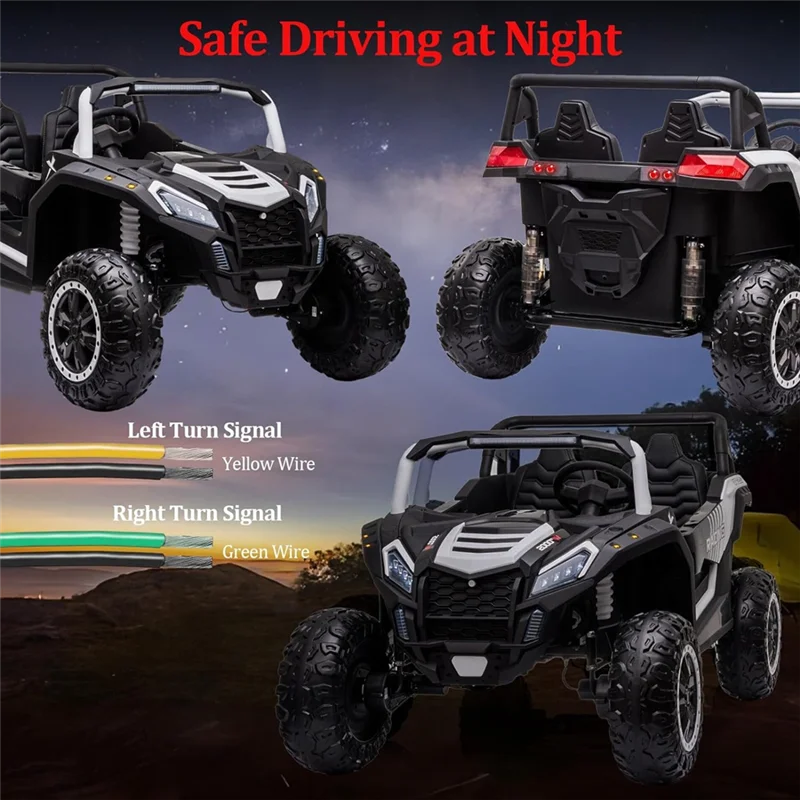 ATV UTV 방향지시등 키트 범용 도로 주행 허가 키트 폴라리스 RZR PRO XP / XP 1000 / XP 4 1000 캔암 아웃랜더 800R 맥스 Gen2용