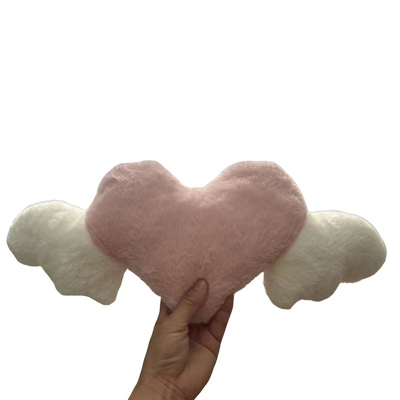하트 모양 자동차 머리 받침 봉제 러브 목 베개 시트, 범용 요추 베개 지지대 액세서리, 등 쿠션