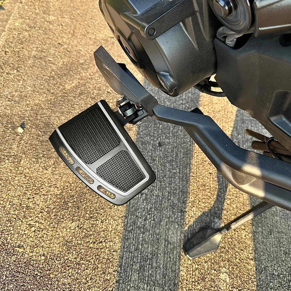 Motorcycle Passenger Foot Pegs, Alloy-Steel Footrests Pedal Footpeg Replacement Accessories For Honda Rebel 1100 CMX1100 2021 2022 2023 2024 (Left
