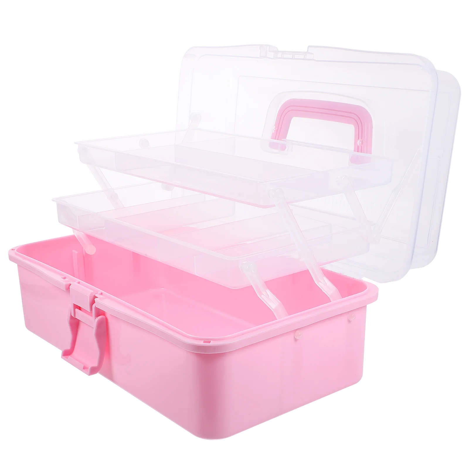 

Box Tool Chest Supply Storage Organizer Portable Container Plastic Painting Case