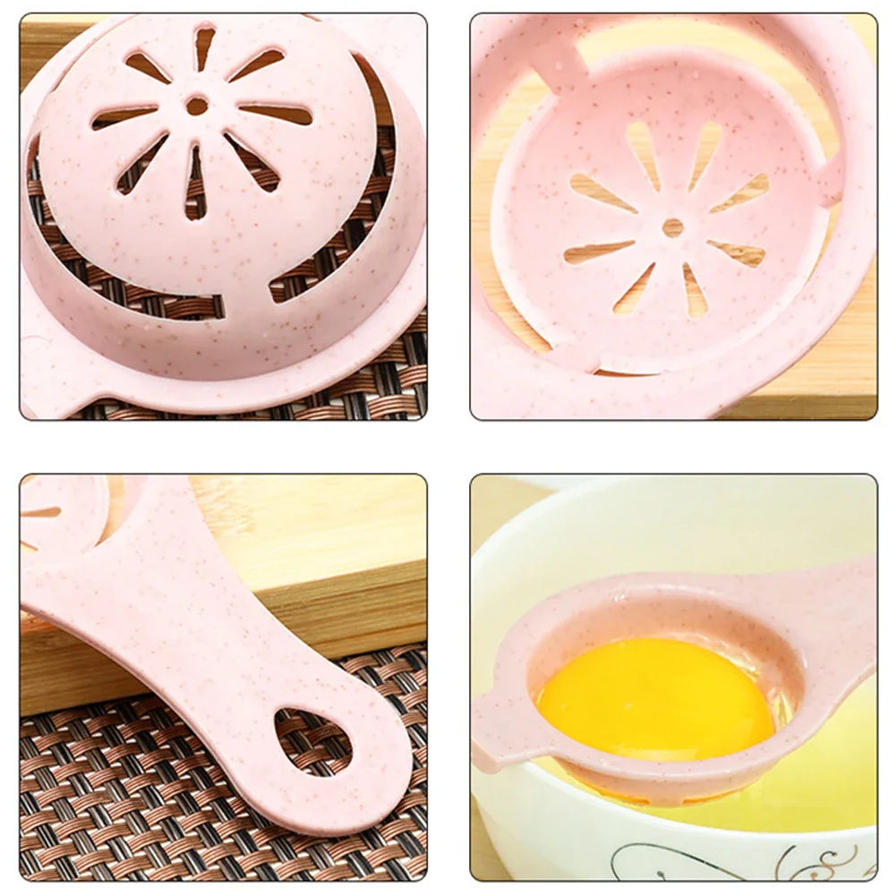 Egg Separator Egg Yolk White Separator Filter Protein Divider Baking Cooking Supplies Kitchen Accessories Gadgets