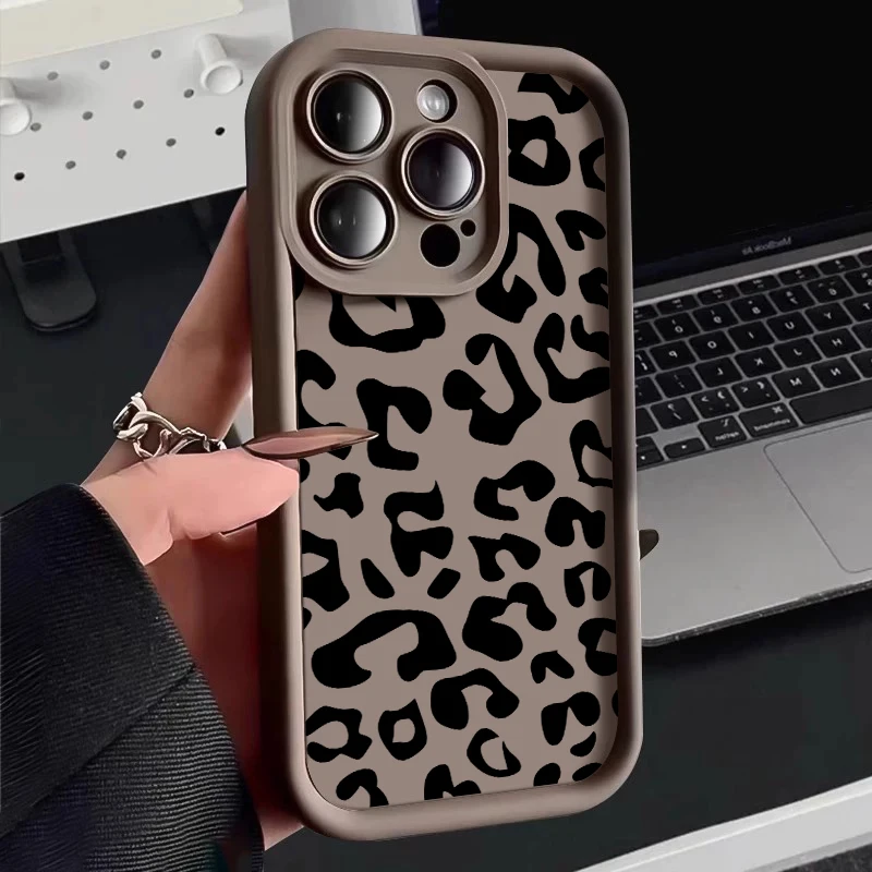Pink Leopard Print Phone Case - Stylish & Protective Cover