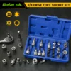 High Quality 34 in 1 Torx Star Socket and Bit Set Male/Female Electronic Safety Drill Driver Handheld Tool Torque Star Socket 1