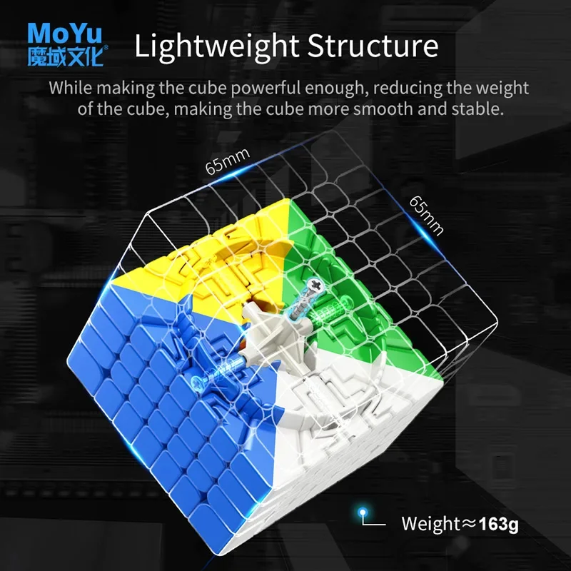 [ECube] MoYu AoFu WRM 7x7x7 Magnetic Magic Cube 7x7 Magnets Professional Speed Cube Puzzle Antistress Toys For Children 3
