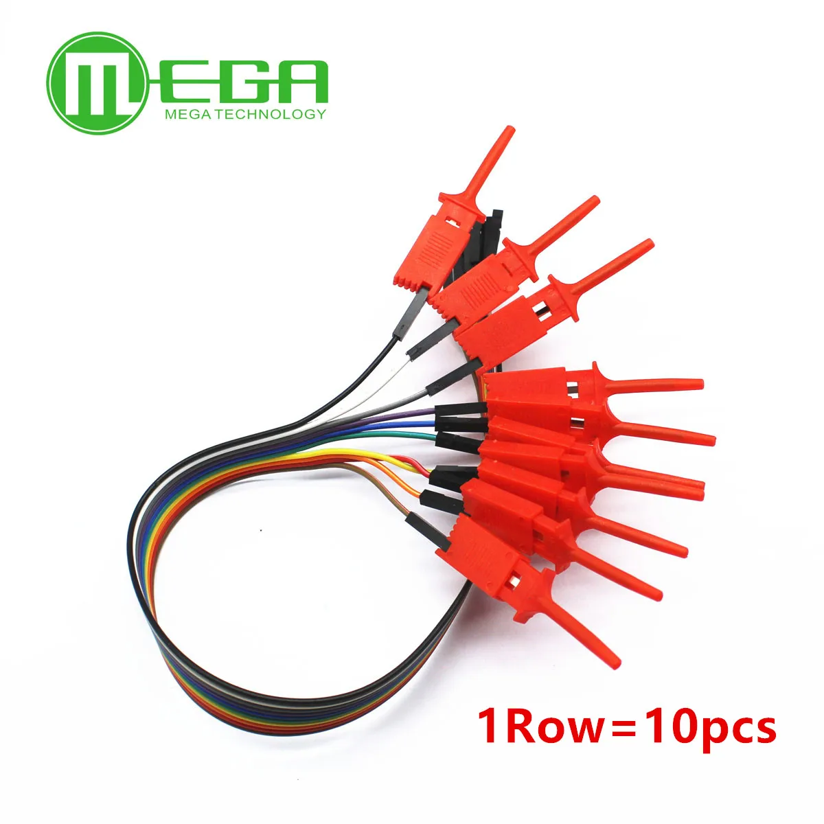 IC Test Clamp 10pin High Efficiency Test Hook Clip Logic Analyzer Cable Gripper Probe Test Clamp Kit For USB 24M 8CH Alligator clip