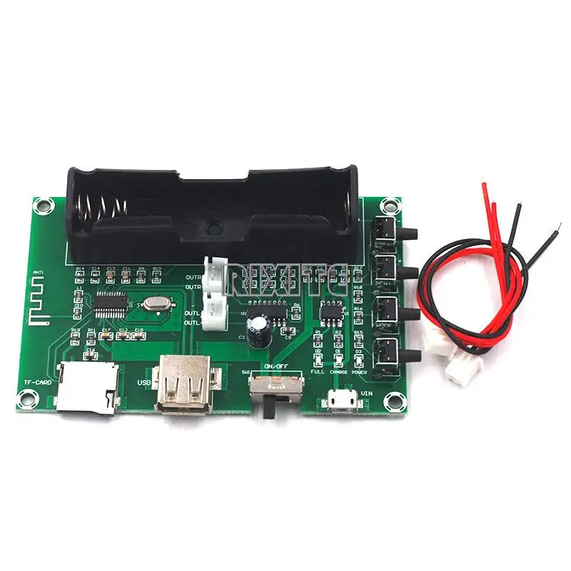 XH-A150 PAM8403 블루투스 증폭기 오디오 보드 5W * 2 리튬 배터리 노래 기계 USB TF 카드 듀얼 채널 미니 스피커 DIY