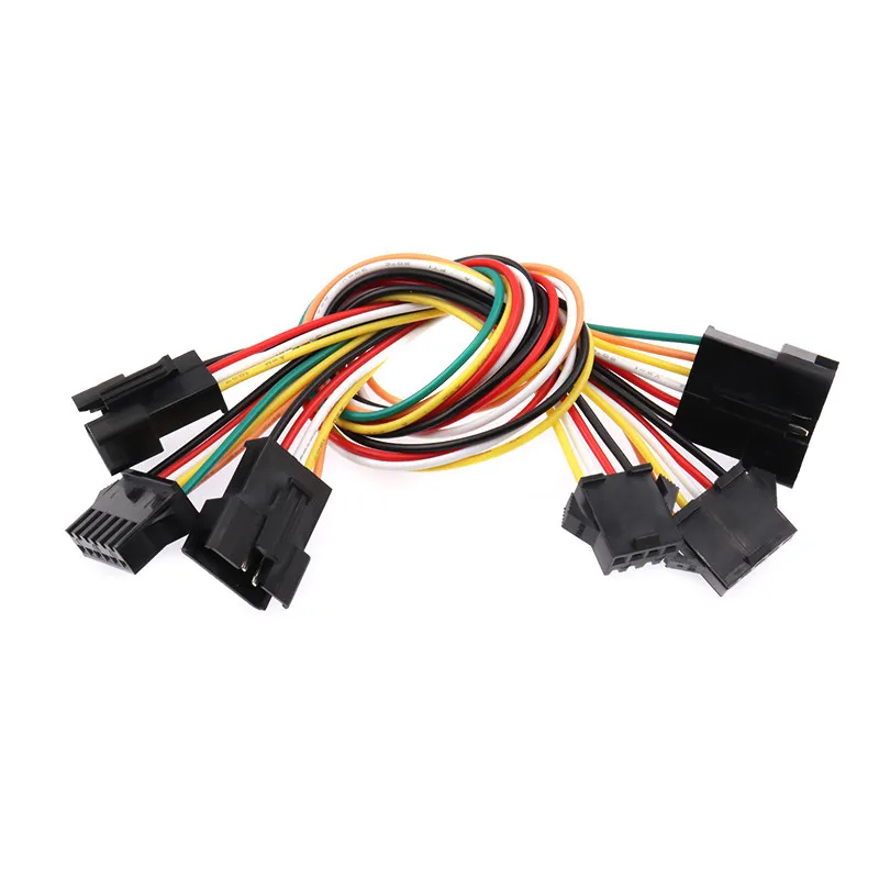 

5Pcs SM2.54mm Extension Cable Male to Female Aerial Docking And Transfer Connection Line 2P3P4P5P6 Pin Pair Terminal Wire 20CM