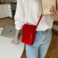 Sacs à bandoulière à rabat pour femmes, Mini sacs à main et sacs à bandoulière en cuir PU pour filles et dames, sac Simple et solide pour téléphone, 2024 5