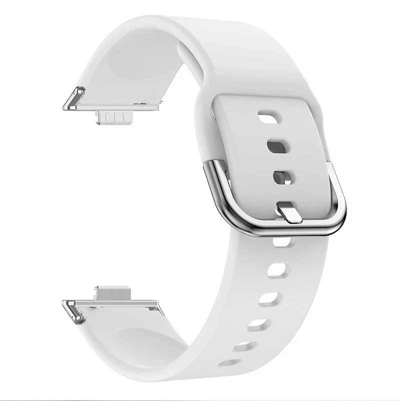 Silicone Sport Strap with Color Buckle - Replacement Band Bracelet