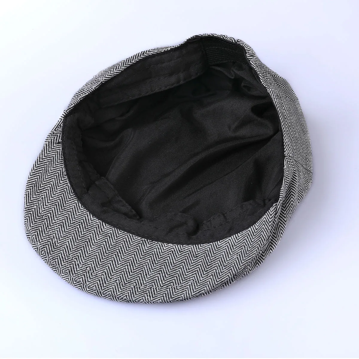 Baby Boys Herringbone Flat Hat Kids Vintage Drivers Newsboys