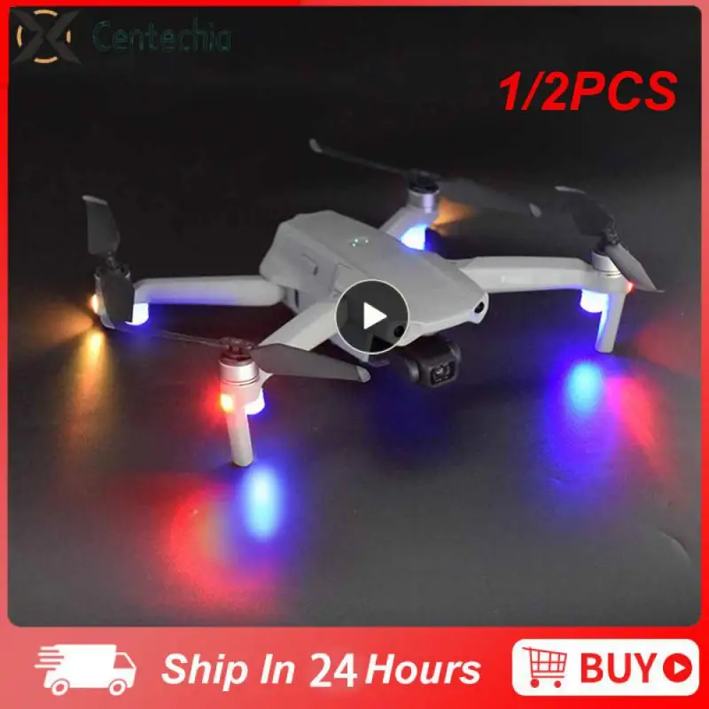 1/2Pcs Luce Notturna Universale A Led Per Dji Mavic 3/Mavic 2/2S/Mini/ 2/ /Mini 3 /Spark/Mavic 2 Zoom Drone